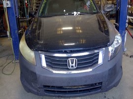 2008 HONDA ACCORD, BLACK, EX-L, 2.4, AT,A25145